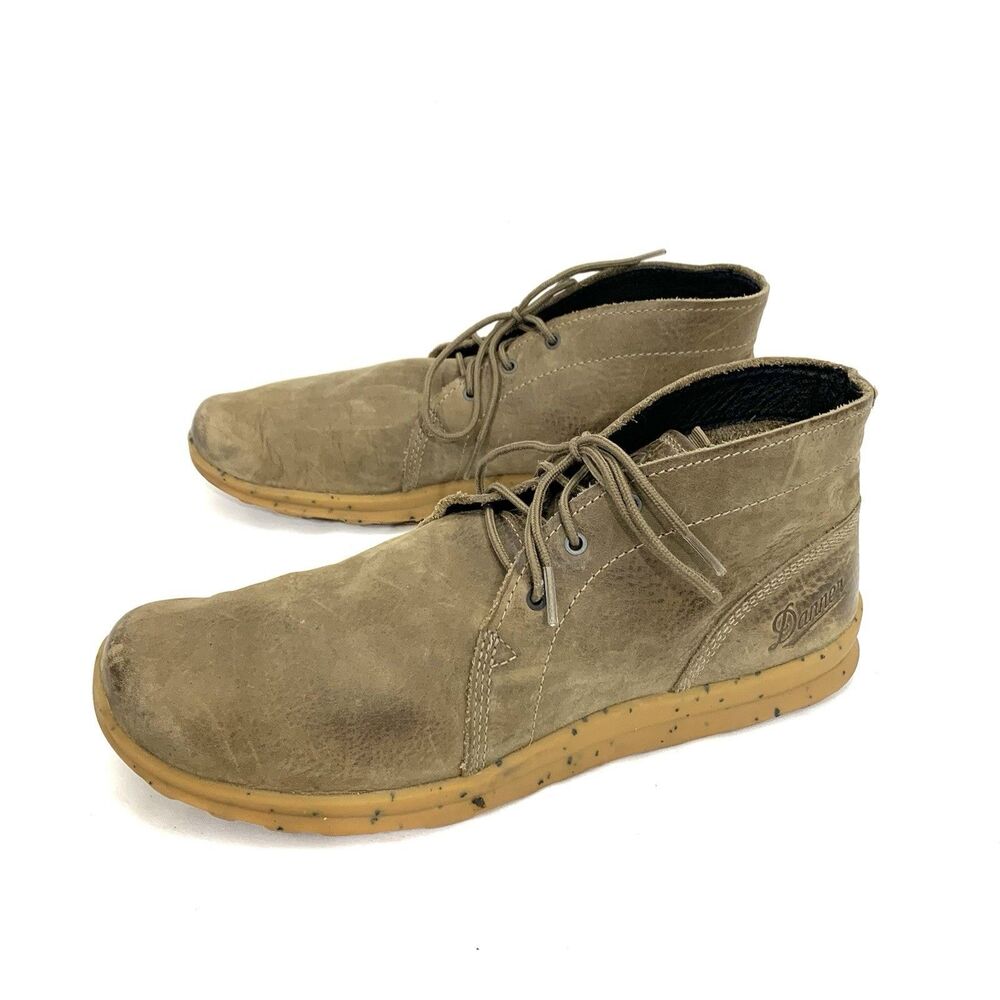 Danner Chukka Boots Men's Forest Timberwolf Leather Lightweight 10.5 43.5